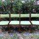 Chaises danoises scandinaves teck Uldum Möbelfabrik années 60