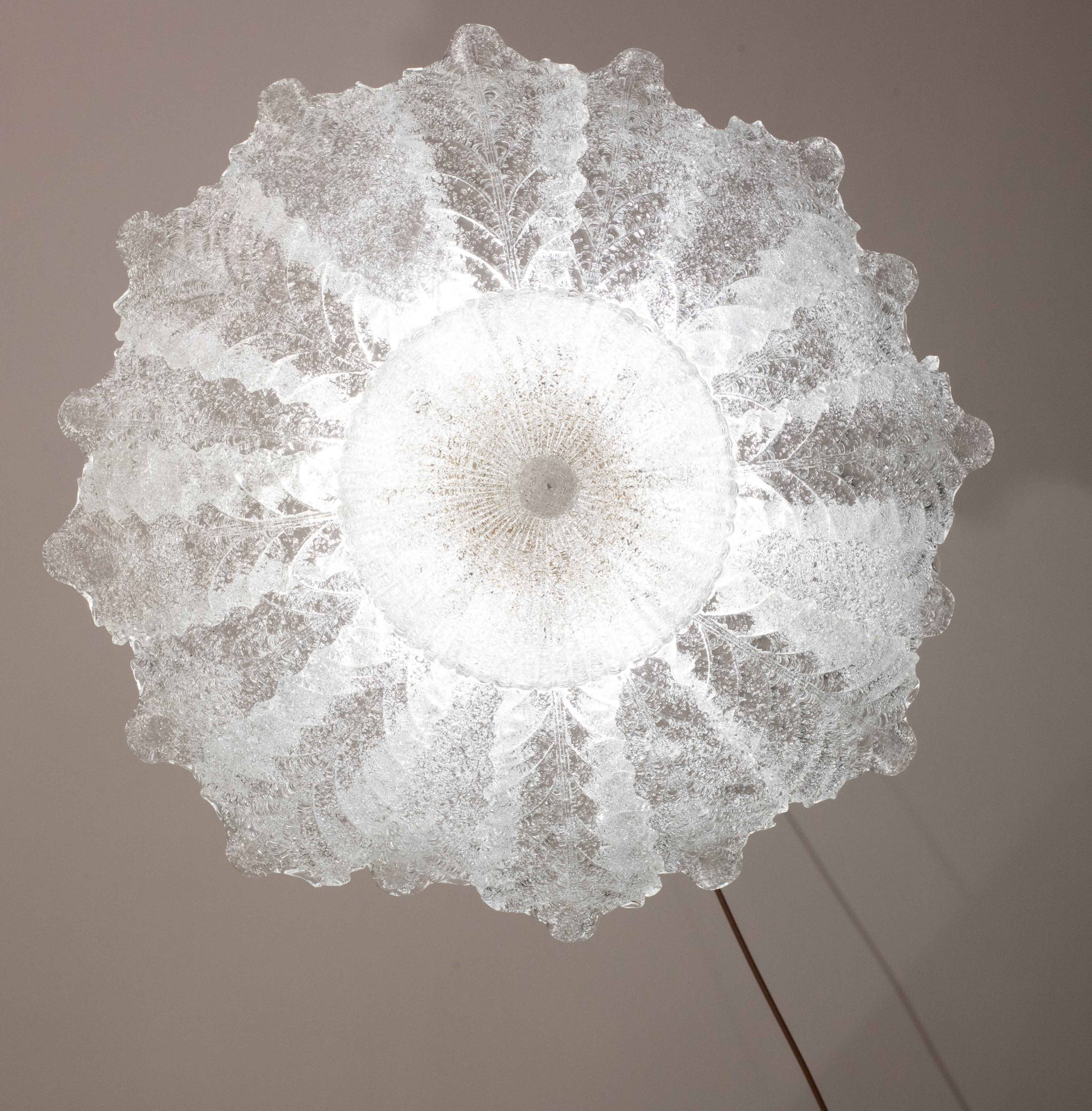 Napoli, Italian Murano Glass Ceiling Light or Flush Mount, 1970s