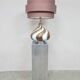 Vintage Italian design large swirl table lamp 1970 'Kremlin'