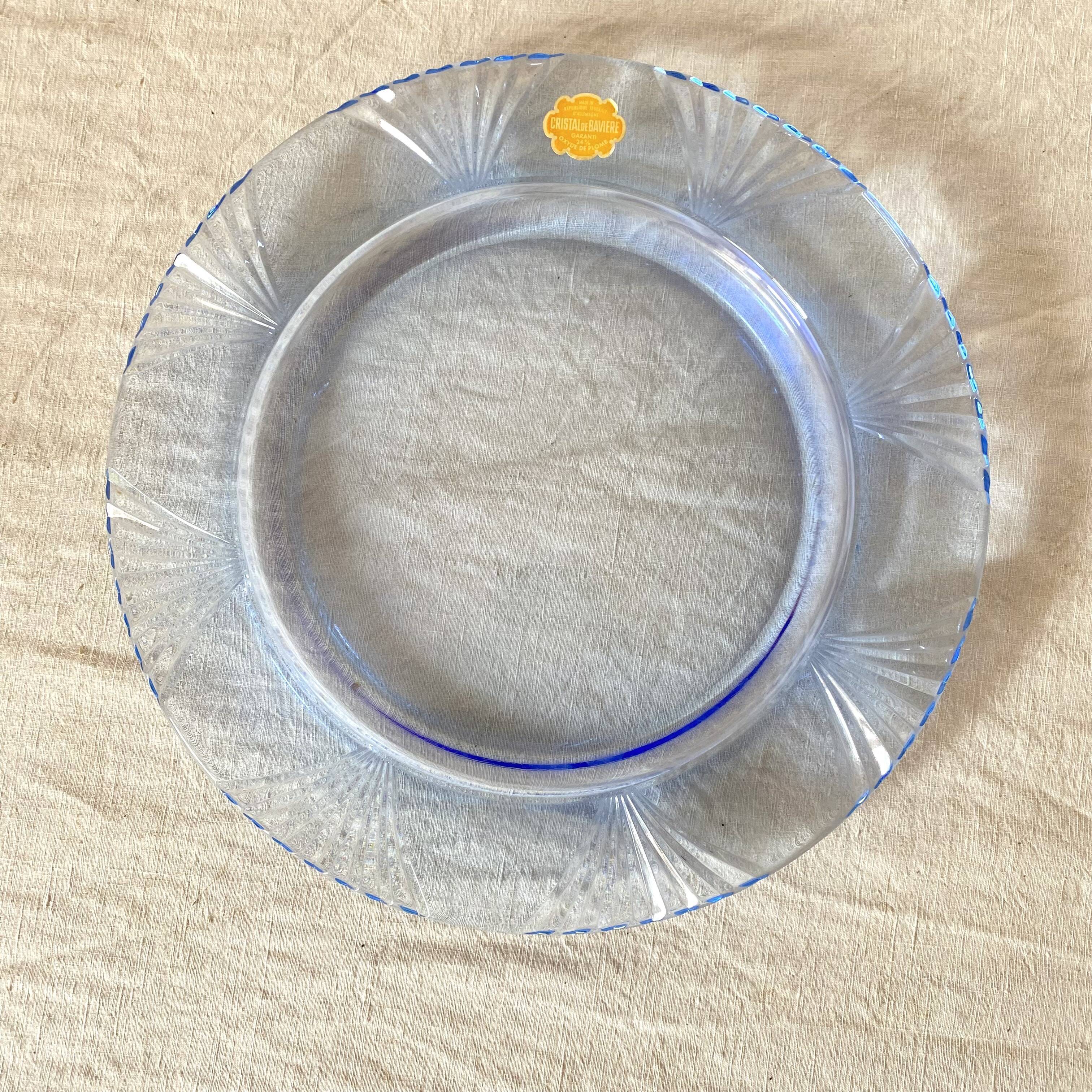 Bavarian crystal dish 30 cm