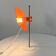 Adjustable Orange Space Age Lamp, 1970
