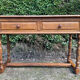 Ancienne console de ferme en bois Massif