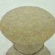 Bamboo and Glass Round Dining Table Attributed to McGuire, USA 1970s