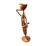 African bronze statue