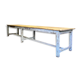 Table d’atelier patinée