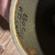Glazed stoneware candlestick – signed BOZ P.S CHIP