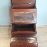 Staircase, Victorian in mahogany , second half of the 19th Century