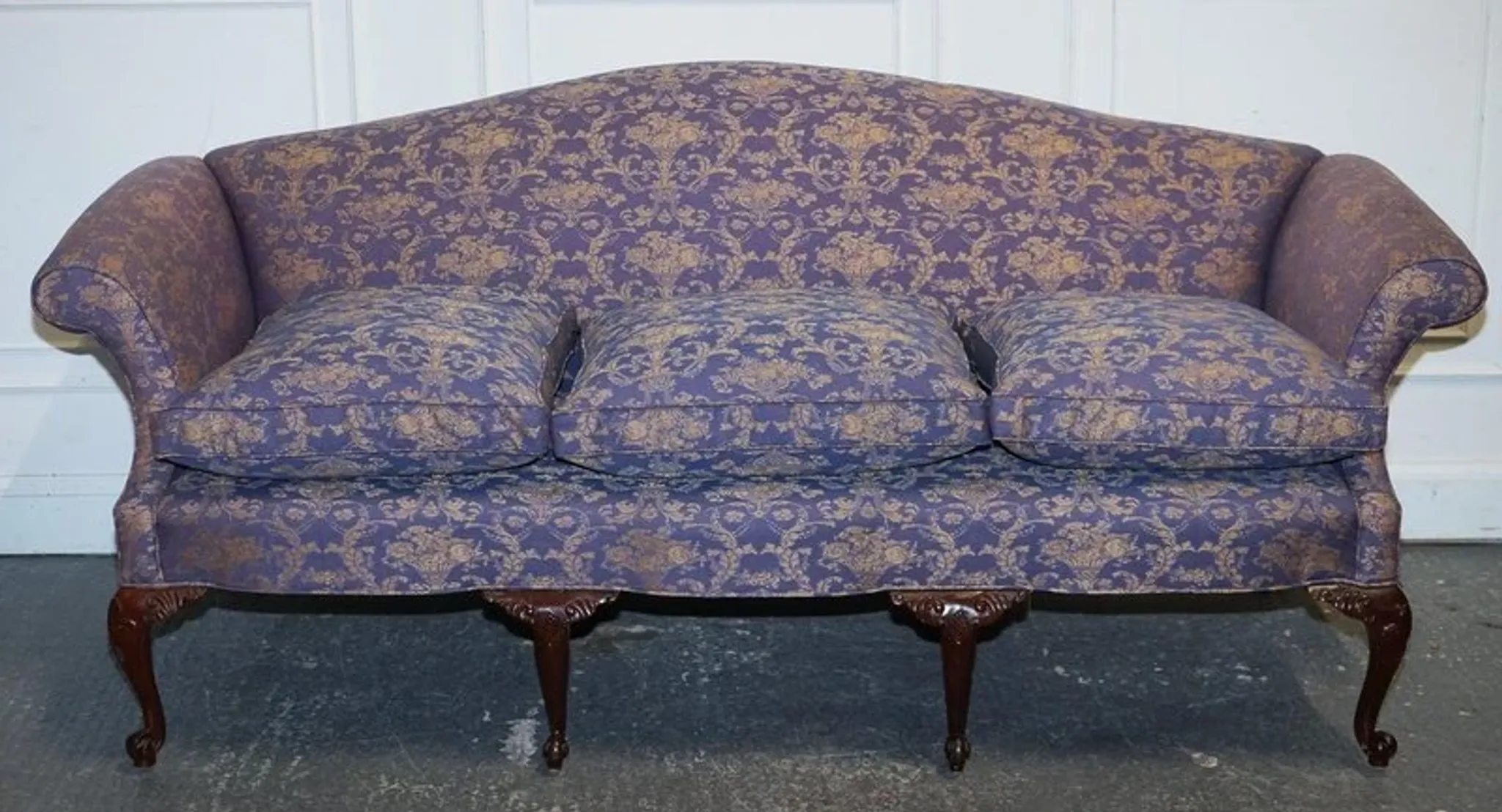 Chippendale 3-Seater Sofa Antique Country House, England