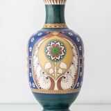 Monumental vase Lindus Art Nouveau–Art Deco, Arnhemsche Fayencefabriek, 1910s