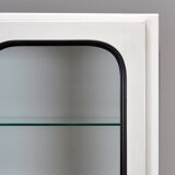 Glass & iron medical cabinet, 1970s