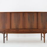 1960s H.P.Hansen Wooden Highboard , Denmark