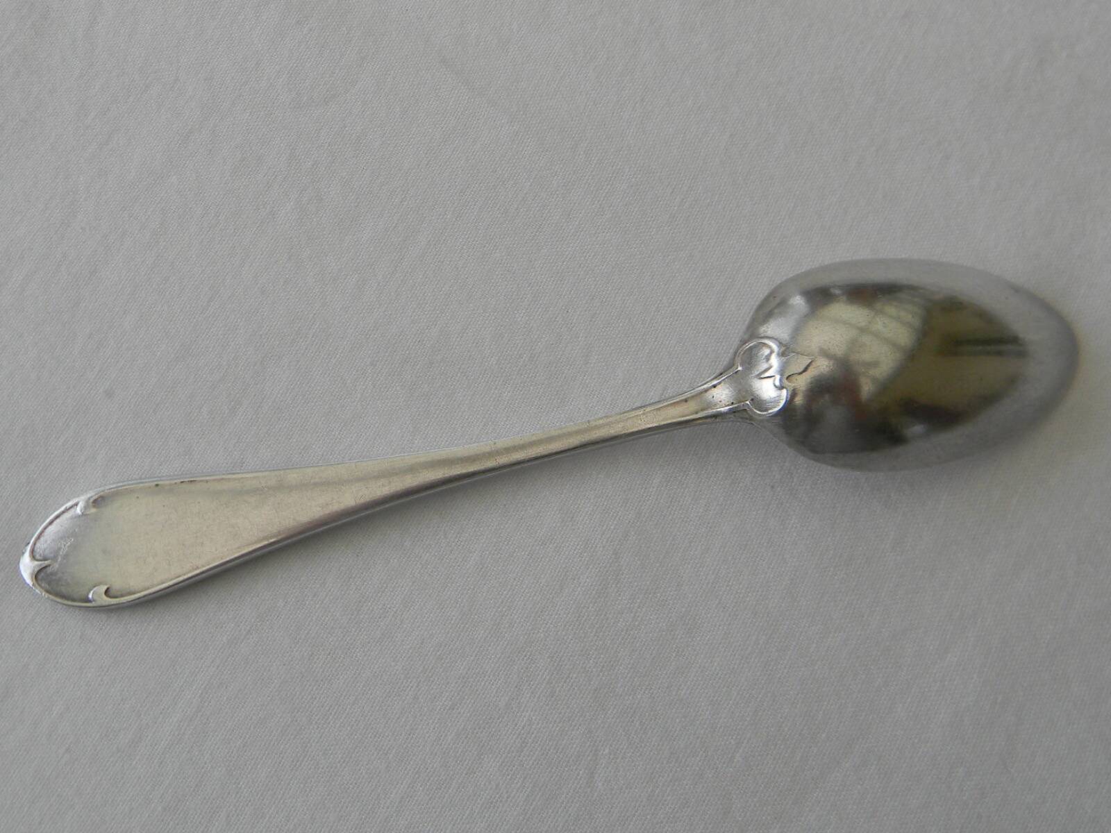 12 silver-plated metal teaspoons by ercuis.