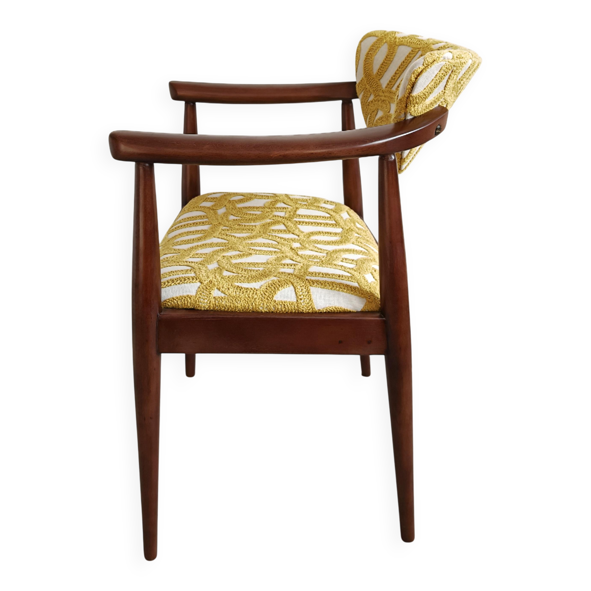 MCM dining chair with armrests by Bernardo Bernardi 1960s