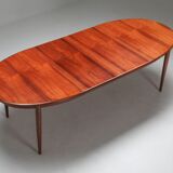 Modern extension dining table by Muller Denmark 1970s