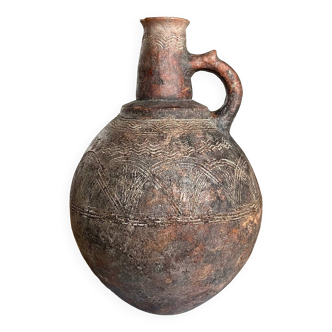 Old terracotta jar