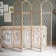 Vintage rattan screen