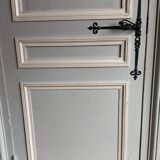 Porte de passage double face en sapin patiné XX siècle