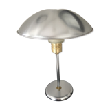 Mushroom lamp 70s glass and metal