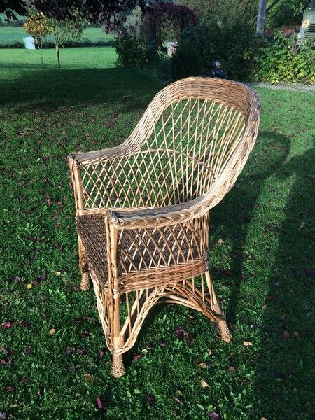 Armchair in rattan 1960-1970
