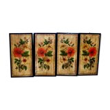 Series of architectural panels of woodwork