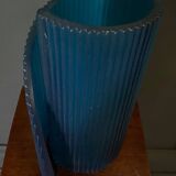 Lampe spirale bleue design signée Artco