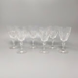 1950 crystal decanter with 6 crystal glasses