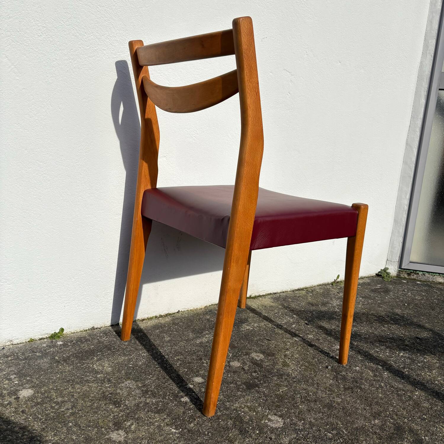 Set of 4 vintage Scandinavian style chairs