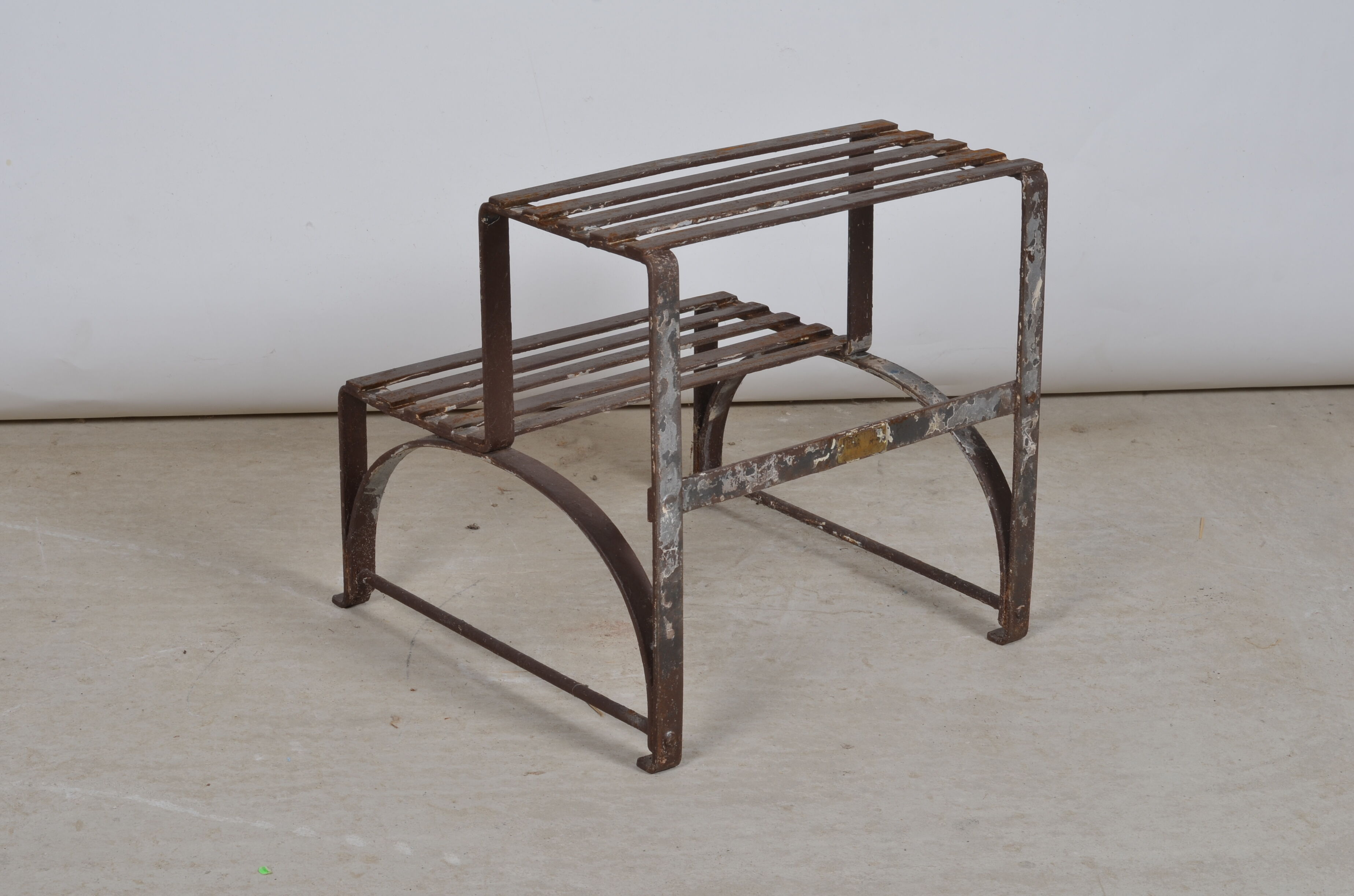 Stepladder 2 steps in metal