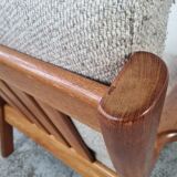 Pair of Scandinavian teak armchairs by Juul Kristensen, Denmark 1970s