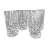 Verres en cristal vintage