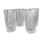 Verres en cristal vintage