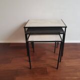 3 ARTIMETA metal nesting tables