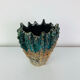 Vintage ceramic coral vase