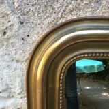 Golden Louis-Philippe Mirror 99x74 cm