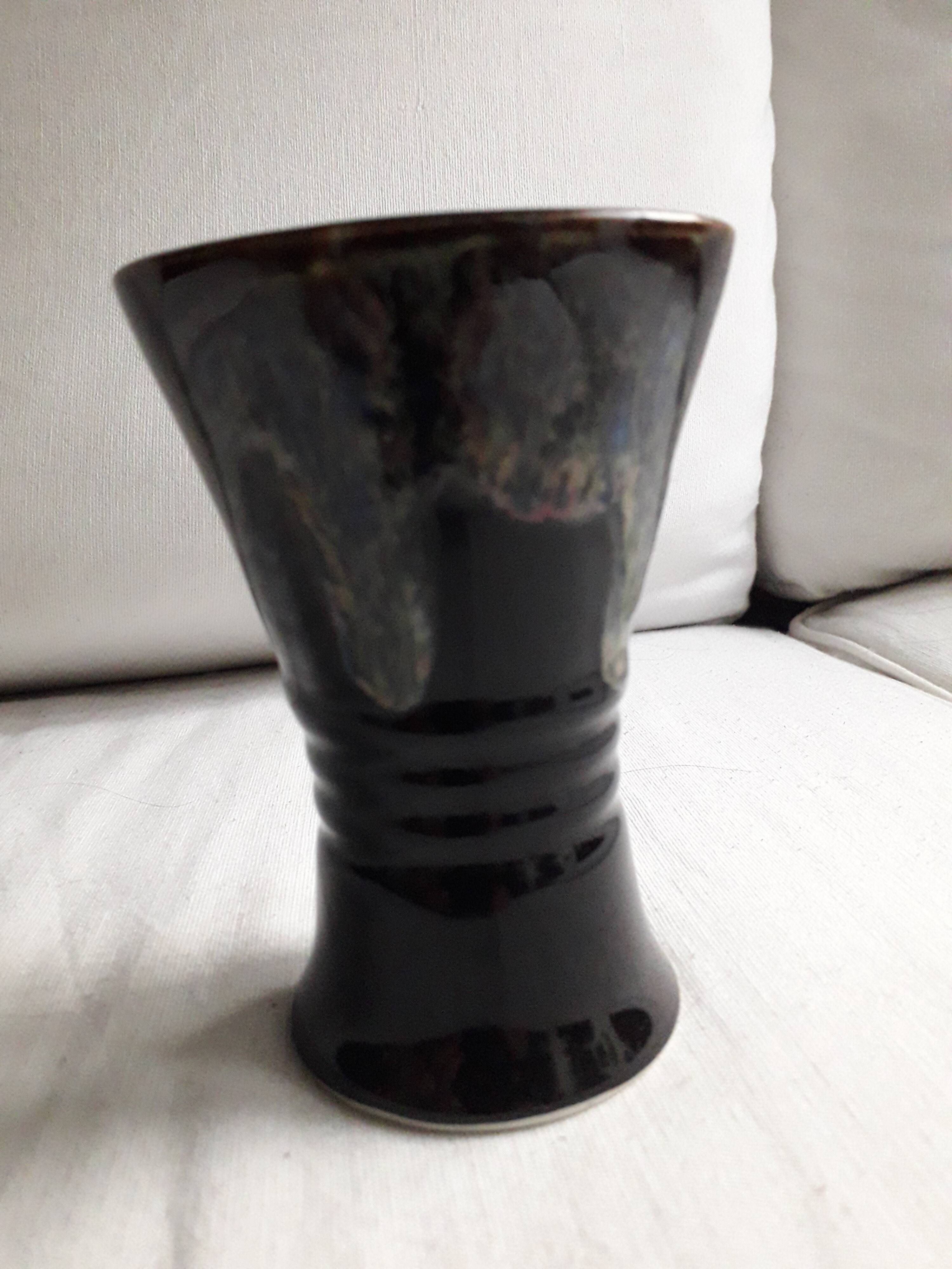 Vintage ceramic vase from Vallauris