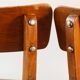 Set of 3 Luterma chairs from the 1950s, monobloc base.