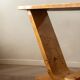 Art Deco Revival Burl Console Table, 1980s-1990s