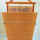 Wooden valet, signed Fratelli Reguitti, 60s, on wheels