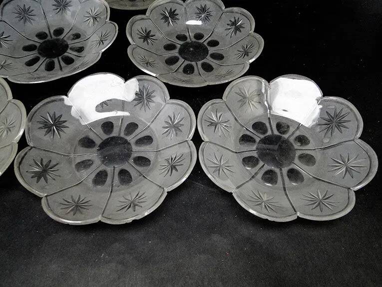 B1A set of 6 plates in Biedermeier style