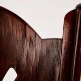 MK8961 Restored beech rocking chair by Gustav Siegel for Jacob & Josef Kohn