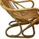 Vintage bamboo rattan armchair Tito Agnoli circa 1960