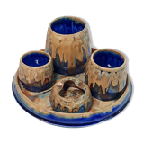 G. Metenier set in enamelled stoneware