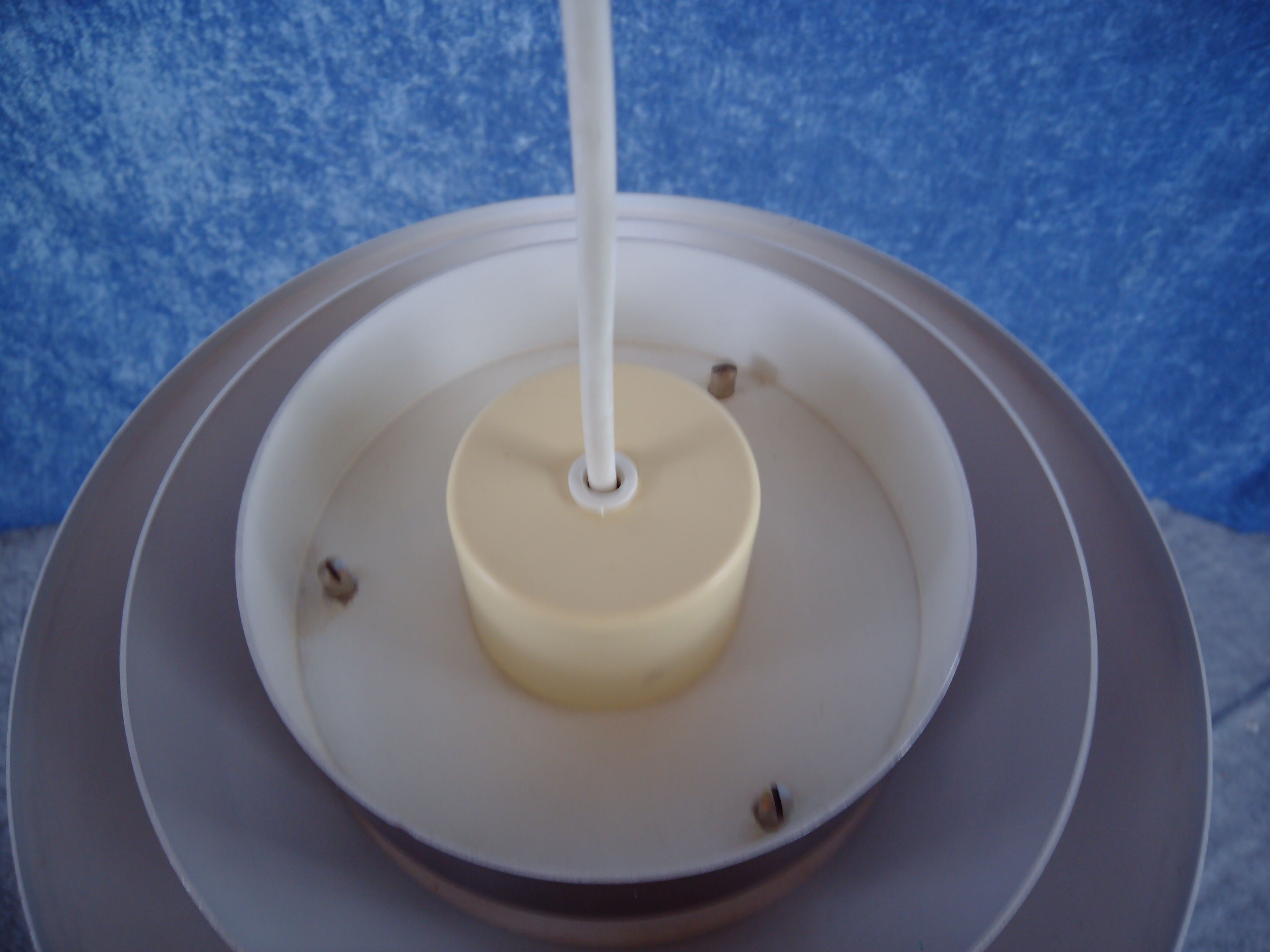 Chocolate coloured pendant by Carl Thore for Granhaga Metallindustri. 1970's