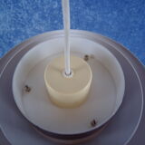 Chocolate coloured pendant by Carl Thore for Granhaga Metallindustri. 1970's