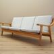 Canapé en chêne, design danois, années 1960, designer : Hans J. Wegner, fabricant : Get