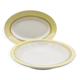 2 dishes "gien", model val d'isère