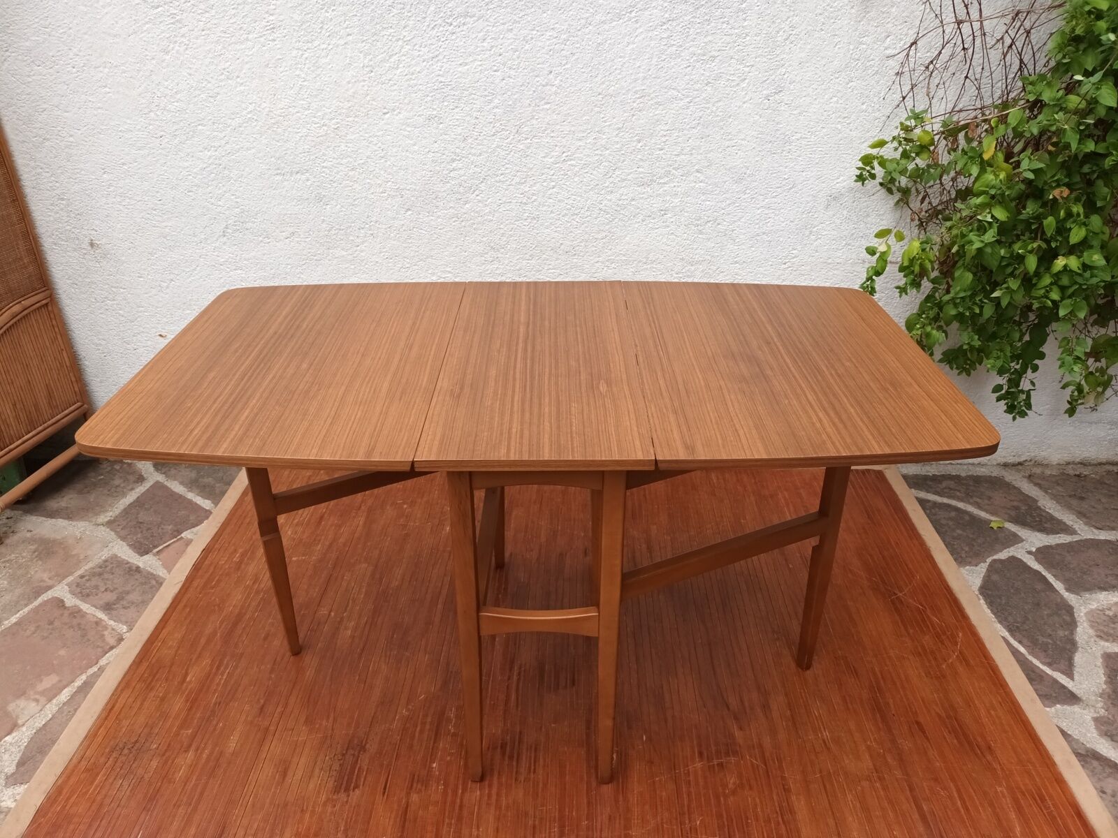 Scandinavian folding teak table