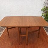 Scandinavian folding teak table