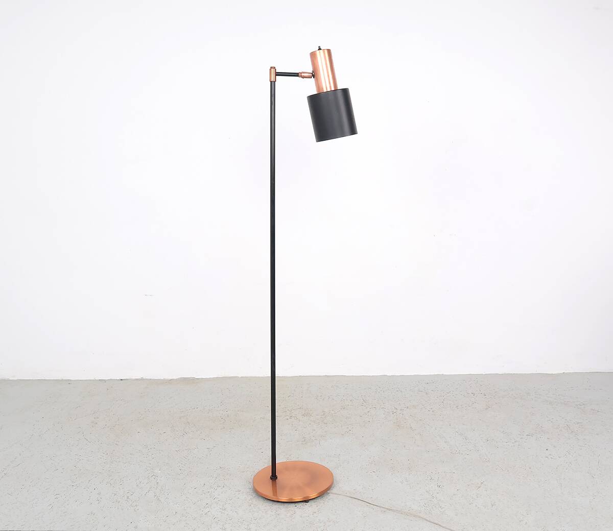 Fog en Morup Studio copper floorlamp, 1960s
