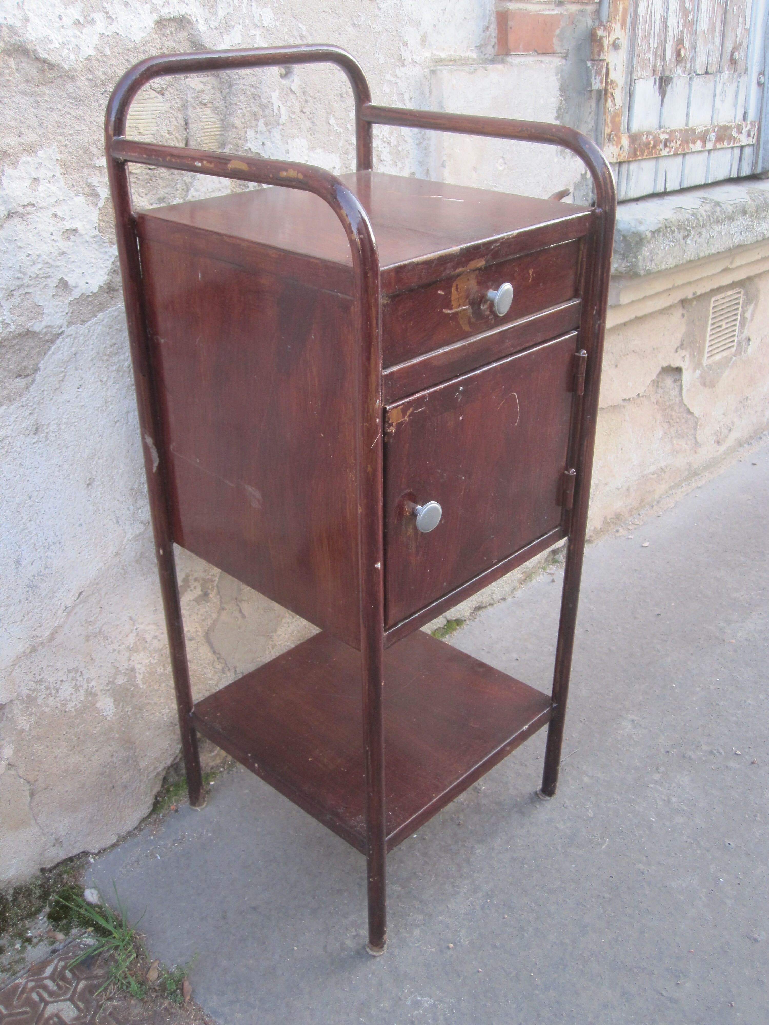 Industrial bedside table Tolix